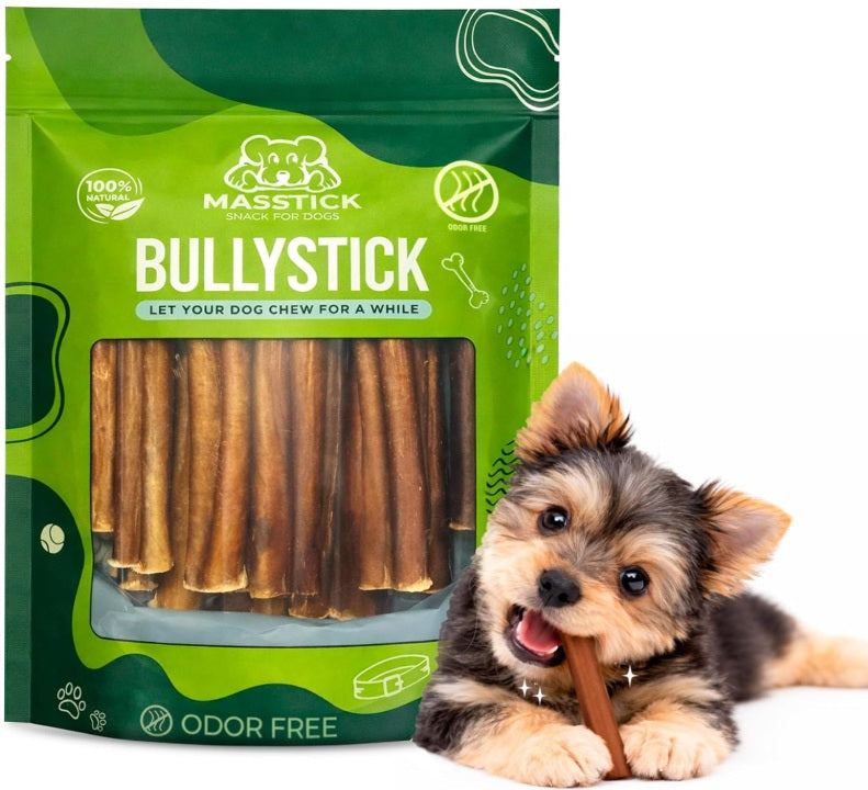 MASSTICK Bully Sticks 4 Inch 8 Oz