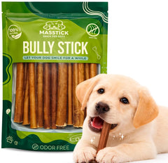 MASSTICK Bully Sticks 6 Inch 8 Oz JUMBO