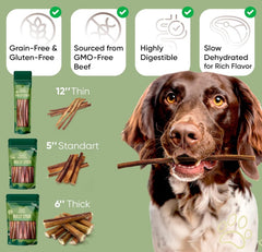 MASSTICK Bully Sticks 12 Inch 8 Oz